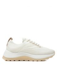 Calvin Klein Sneakersy Runner Lace Up Pearl Mix M HW0HW02079 Biały. Białe obuwie sportowe damskie Calvin Klein, z materiału, bez zapięcia. W wyprzedaży za 339.99 zł.