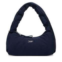 Torebka Tommy Jeans. Niebieskie torebki klasyczne damskie Tommy Jeans, z jeansu, bez dodatków. Za 369.99 zł.