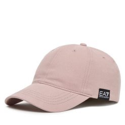 Czapka z daszkiem EA7 Emporio Armani. Czerwone czapki z daszkiem damskie EA7 Emporio Armani, bez wzorów. Za 179.99 zł.
