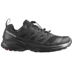 Buty trekkingowe damskie Salomon Trailowe X-adventure Gtx Gore-tex. Czarne obuwie trekkingowe damskie Salomon, z gore-texu, bez zapięcia. Za 625.00 zł.