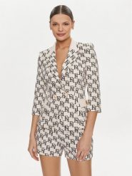 Elisabetta Franchi Marynarka GI-S61-41E2-V650 Écru Regular Fit. Marynarki i żakiety damskie Elisabetta Franchi, s, bez wzorów, z syntetyku. Za 2,319.00 zł.