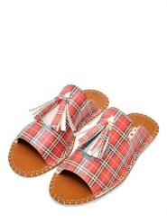 Dogo Klapki "Just Cool" w kolorze czerwonym rozmiar: 39. Czerwone klapki damskie Dogo, bez wzorów, z materiału, z otwartym noskiem, bez obcasa, bez zapięcia. Za 117.45 zł.