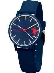 U.S. Polo Assn. Zegarek kwarcowy w kolorze granatowym rozmiar: onesize. Niebieskie, analogowe zegarki damskie U.S. Polo Assn., sztuczne. Za 118.28 zł.