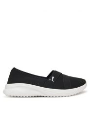 Puma Półbuty Adelina 2 400236 01 Czarny. Czarne półbuty damskie Puma, bez wzorów, z materiału, bez obcasa, na płaskiej podeszwie, bez zapięcia. Za 179.99 zł.