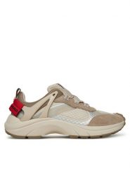HUGO Sneakersy GO2 50536259 Beżowy. Brązowe obuwie sportowe damskie Hugo, ze skóry, bez zapięcia. Za 999.99 zł.