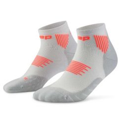 Damskie skarpety kompresyjne do biegania sportowe za kostkę Core Run CEP. Szare skarpetki damskie CEP, bez wzorów, z elastanu. Za 74.00 zł.