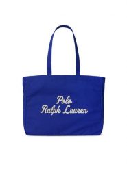 Polo Ralph Lauren Torebka 405962436006 Niebieski. Niebieskie shopper bag Polo Ralph Lauren, bez wzorów, z materiału, bez dodatków. Za 479.99 zł.