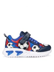 Geox Sneakersy J Assister Boy J45DZB 02ACE C4226 S Niebieski. Niebieskie buty sportowe chłopięce Geox, z materiału, bez zapięcia. Za 249.99 zł.