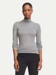 Guess Golf W4BP14 KCGM2 Szary Slim Fit. Szare golfy damskie Guess, m, z aplikacjami, z wiskozy, bez ramiączek. Za 214.99 zł.