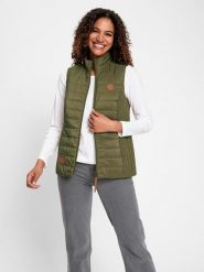 WITT WEIDEN Kamizelka w kolorze khaki rozmiar: 48. Brązowe kamizelki damskie WITT WEIDEN, bez wzorów, bez kaptura. Za 39.99 zł.