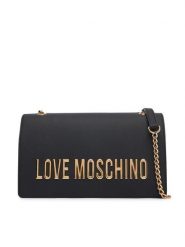 LOVE MOSCHINO Torebka JC4192PP1PKD0000 Czarny. Czarne shopper bag Love Moschino, bez wzorów, ze skóry, bez dodatków. Za 949.99 zł.