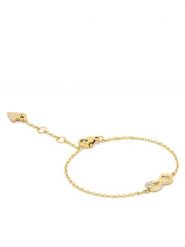 Guess Bransoletka JUBB06 048JW Złoty. Żółte bransoletki damskie Guess, ze stali. Za 198.99 zł.