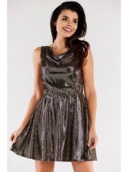 Awama Sukienka w kolorze antracytowym rozmiar: S. Szare sukienki damskie Awama, bez wzorów, bez ramiączek. Za 154.99 zł.