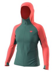 DYNAFIT Kurtka funkcyjna "TRANSALPER THERMAL" w kolorze różowo-zielonym rozmiar: L. Różowe kurtki sportowe damskie Dynafit, l, bez wzorów, bez kaptura. Za 338.21 zł.
