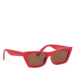 Okulary przeciwsłoneczne Pieces. Czerwone okulary przeciwsłoneczne damskie Pieces. Za 59.99 zł.