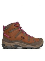 Keen Trekkingi Circadia Mid Wp 1026765-10 Brązowy. Brązowe obuwie trekkingowe damskie Keen, z nubiku, bez zapięcia. Za 399.99 zł.