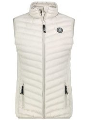 Sublevel Kamizelka pikowana w kolorze kremowym rozmiar: L. Brązowe kamizelki damskie Sublevel, l, bez wzorów, bez kaptura. Za 126.99 zł.