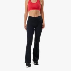 Długie legginsy trening damska Swedemount Core Wrap Jazz Tights szybkoschnące. Czarne legginsy damskie SWEDEMOUNT, bez wzorów, z tkaniny. Za 169.99 zł.