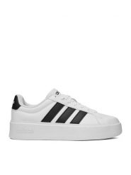 Adidas Sneakersy CEO-STREETTALK BOLD J KK2461 Biały. Białe buty sportowe dziewczęce Adidas, ze skóry, bez zapięcia. Za 239.99 zł.