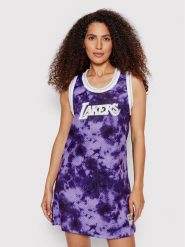 Mitchell & Ness Sukienka codzienna TDRSLF19018 Fioletowy Regular Fit. Fioletowe sukienki damskie Mitchell & Ness, bez wzorów, z syntetyku, bez ramiączek. Za 279.99 zł.