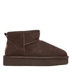 Śniegowce Pepe Jeans. Brązowe śniegowce damskie Pepe Jeans, z jeansu. Za 329.99 zł.