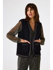 Garcia Kamizelka w kolorze czarnym rozmiar: XL. Czarne kamizelki damskie Garcia, xl, z aplikacjami, bez kaptura. Za 152.99 zł.