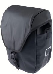 Torba na bagażnik rowerowy „Commuter Side”, czarna. Czarne torby na laptopa ATRAN VELO, bez wzorów, matowe. Za 315.75 zł.