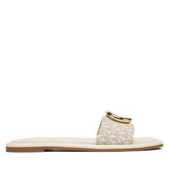 Klapki MICHAEL Michael Kors. Klapki damskie MICHAEL Michael Kors, bez wzorów, bez obcasa, bez zapięcia. Za 659.99 zł.