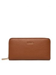 Liu Jo Portfel Ecs Xl Zip Around AF5170 E0027 Brązowy. Brązowe portfele damskie Liu Jo, bez wzorów, ze skóry. Za 269.99 zł.