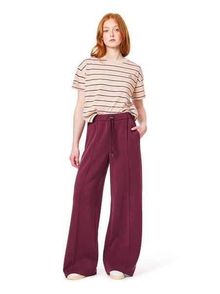 Scotch & Soda Spodnie w kolorze bordowym rozmiar: L. Czerwone spodnie materiałowe damskie Scotch & Soda, bez wzorów, z materiału. Za 314.95 zł.