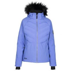 Damska Kurtka Narciarska Gaynor DLX. Niebieskie kurtki sportowe damskie Trespass, na zimę, m, bez wzorów, bez kaptura. Za 558.99 zł.