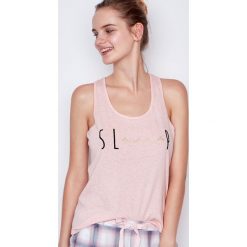 Etam - Top piżamowy Aime. Szare piżamy damskie Etam. W wyprzedaży za 29.90 zł.
