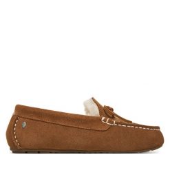 Mokasyny EMU Australia. Brązowe mokasyny damskie EMU Australia, bez obcasa. Za 429.99 zł.