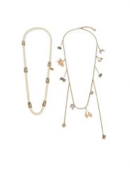 Weekend Max Mara Zestaw naszyjników 2615751134650 Złoty. Żółte naszyjniki damskie Weekend Max Mara, metalowe. Za 859.99 zł.