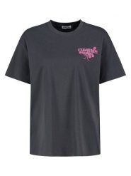 Sublevel Koszulka w kolorze antracytowym rozmiar: L. Czarne koszulki damskie Sublevel, l, bez wzorów, bez kołnierzyka, bez ramiączek. Za 43.99 zł.