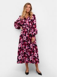 Kaffe Sukienka koszulowa Pollie 10507798 Różowy Regular Fit. Czerwone sukienki damskie Kaffe, bez wzorów, z wiskozy, bez ramiączek. Za 159.99 zł.