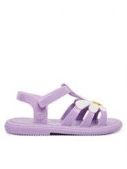 Melissa Sandały Mini Melissa Hip Bloomy Bb 35902 Fioletowy. Fioletowe sandały dziewczęce Melissa, z tworzywa sztucznego, bez obcasa, bez zapięcia. Za 228.99 zł.