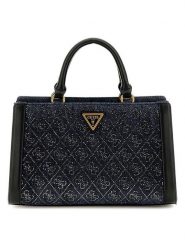 Guess Torebka w kolorze granatowym - 28 x 17 x 10 cm rozmiar: onesize. Niebieskie torebki klasyczne damskie Guess, z bawełny, przez ramię, bez dodatków. Za 461.21 zł.