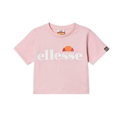 Koszulka sportowa damska Ellesse Alberta Crop. Czerwone koszulki sportowe damskie Ellesse, m, bez wzorów, z bawełny, bez ramiączek, na jogę i pilates. Za 60.00 zł.