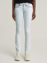 G-Star Dżinsy "Midge" - Slim fit - w kolorze białym rozmiar: W30/L32. Białe jeansy damskie G-Star. Za 236.05 zł.