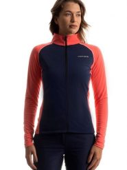 Fischer Kurtka polarowa w kolorze granatowo-czerwonym rozmiar: XXL. Czerwone kurtki damskie FISCHER, xxl, bez wzorów, z materiału, bez kaptura. Za 183.59 zł.