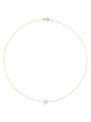 Mitzuko Złoty naszyjnik z perłą - dł. 42 cm rozmiar: onesize. Białe naszyjniki damskie Mitzuko, z perłą, złote. Za 861.99 zł.
