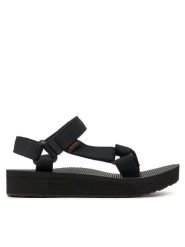 Teva Sandały Midform Universal 1090969 Czarny. Czarne sandały damskie Teva, bez wzorów, z materiału, bez obcasa, bez zapięcia. Za 329.99 zł.
