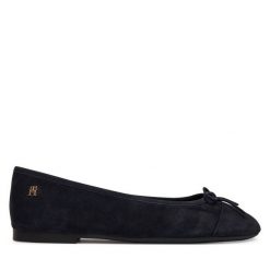 Baleriny Tommy Hilfiger. Niebieskie balerinki damskie Tommy Hilfiger, bez wzorów. Za 409.99 zł.