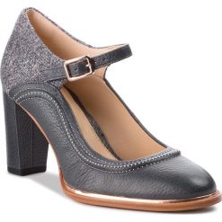 Półbuty CLARKS - Ellis Mae 261351454 Dark Grey Combi. Szare czółenka damskie Clarks, z materiału. W wyprzedaży za 349.00 zł.