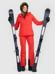 4F Spodnie narciarskie membrana 5000 damskie - czerwone S. Czerwone spodnie sportowe damskie 4F, na zimę, s, bez wzorów, z podwyższonym stanem, narciarskie. Za 299.99 zł.