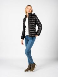 Geox Kurtka "Zosma" | W1428R T2843 | Kobieta | Czarny. Czarne kurtki damskie ubierzsie.com, s, bez wzorów, z poliesteru. W wyprzedaży za 459.00 zł.