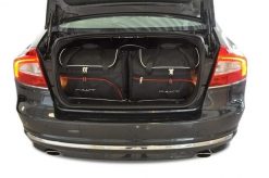 Torby Do Bagażnika Volvo S80 2006-2016 5Szt Kjust. Czarne torby podróżne KJUST, bez wzorów, z kauczuku. Za 1,586.00 zł.