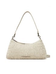 Calvin Klein Jeans Torebka Rouched Shoulder Bag LV04K3088G Écru. Torebki klasyczne damskie Calvin Klein Jeans, z jeansu, bez dodatków. Za 289.99 zł.