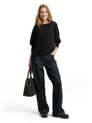 Tom Tailor Bluzka w kolorze czarnym rozmiar: M. Czarne bluzki damskie Tom Tailor, m, bez wzorów, z wiskozy, bez kołnierzyka, bez ramiączek. Za 87.61 zł.